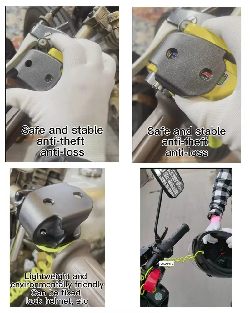 Motorcycle Scooter Disc Brake Lock Bicycle Anti-theft Wheel Disc Brake Lock waterproof Security Alarm Protection