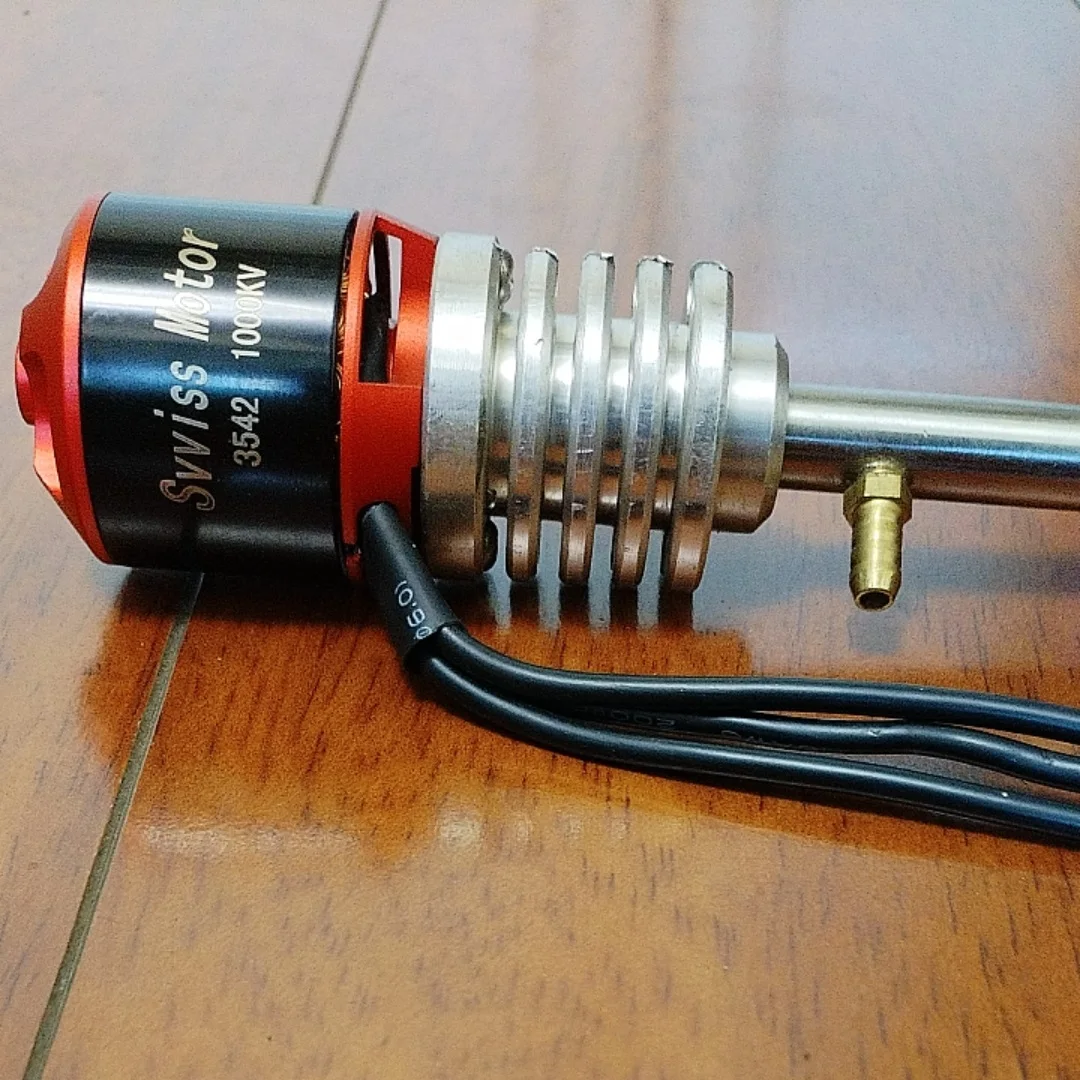 DIY RC Boot Model 3542 Borstelloze Motor Aandrijfas Propeller Motor Kit Speelgoedboot Lange As Onderwater Power Set Reserveonderdelen