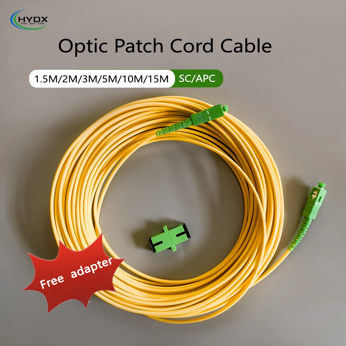 Cavo in fibra ottica 1.5M/2M/3M/5M/10M/15M SC/APC-SC/APC indoor FTTR cavo di prolunga monomodale adattatore gratuito Fibra Optica
