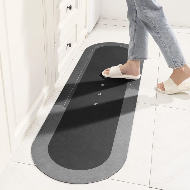Semplice tappeto da cucina in Diatomite per l'ingresso del bagno tappeto assorbente antiscivolo resistente allo sporco