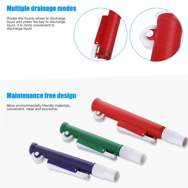 Pipettor Đơn Kênh Tập Micro Pipet Phòng Chuyển Pipet Cho Phòng Thí Nghiệm 2Ml 10Ml 25Ml GK99