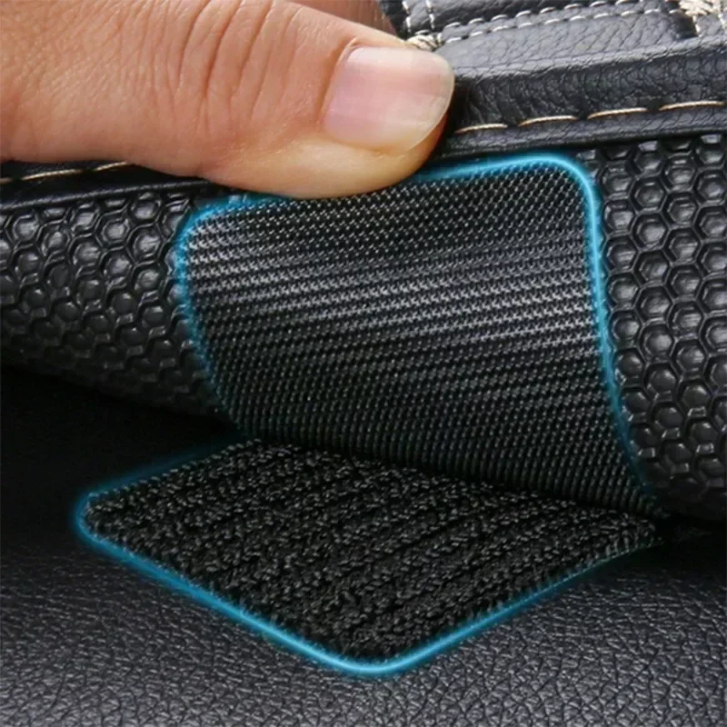 100/2pc Teppich Befestigung Aufkleber Doppelseitigen Hohe Klebstoff Auto Teppich Feste Patches Hause Boden Fuß Matten Anti skid Grip Bänder Neue