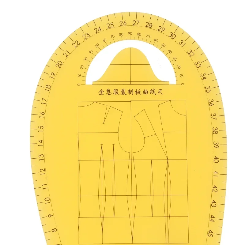 Führungs lineal zu Muster machen Modedesign Lineal Kleidung Kurve Armloch Lineal