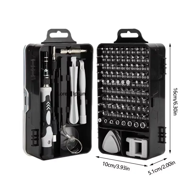 115/114 in 1 Precision Screwdriver Set Magnetic Torx Hex Screw Driver Bits Professional Repair Tool Kit for iPhone Xiaomi Mac PC