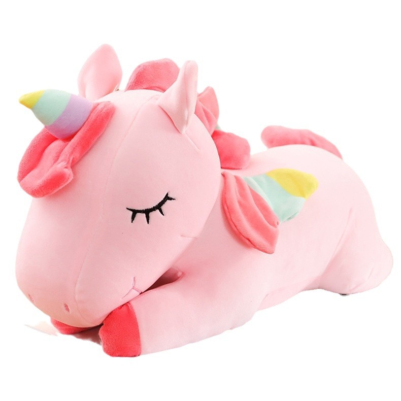 25/35 センチメートルかわいい巨大なユニコーンぬいぐるみソフトぬいぐるみユニコーンソフト人形動物馬のおもちゃ子供のための女の子枕誕生日プレゼント