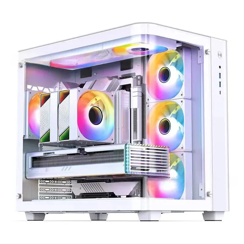 Intel I5 12400 F RTX3060 12G DDR4 16G H610 ARGB ชุดคอมพิวเตอร์เกมมิ่งครบชุด คอมพิวเตอร์ตั้งโต๊ะแบบกำหนดเอง อุปกรณ์ขายส่ง ประกอบคอมพิวเตอร์