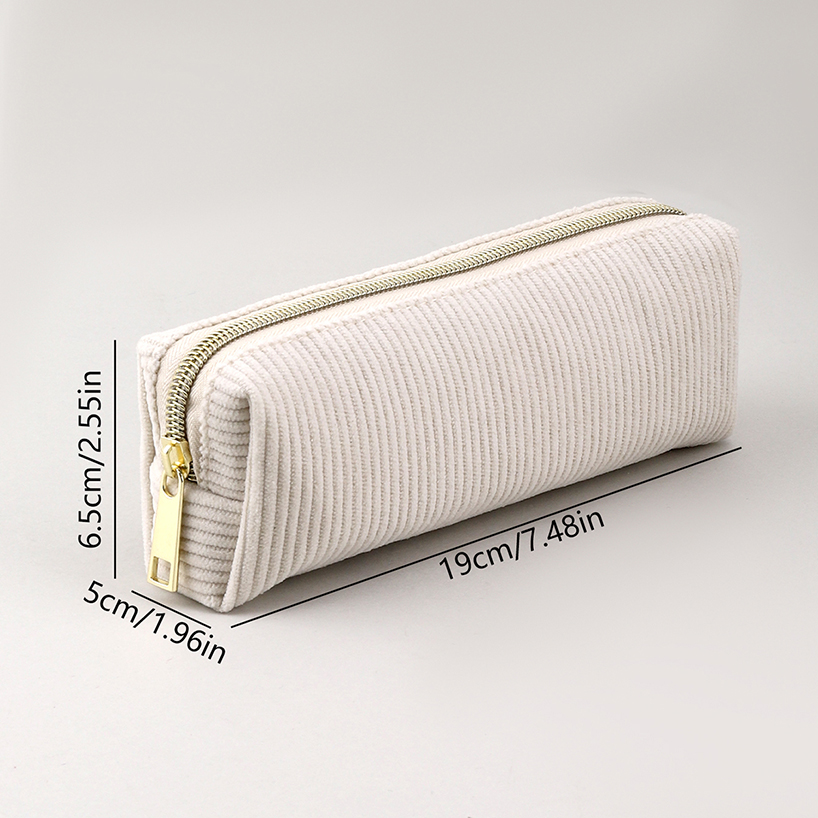 สีทึบดินสอ Estuche Escolar ดินสอกระเป๋า Kalemlik เครื่องเขียน Corduroy ปากกาอุปกรณ์โรงเรียน Trousse Pencilcase