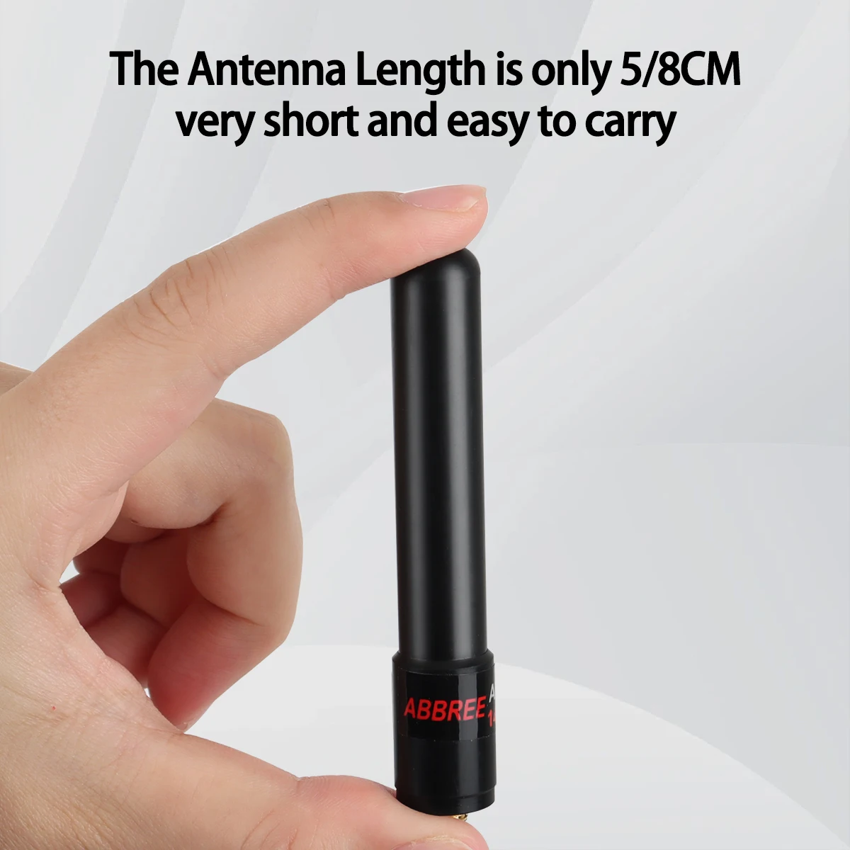 ABBREE AR-806+ SMA-Buchse Mini-Antenne VHF UHF Dual Band High Gain für Baofeng UV-21 PRO UV-5R Quansheng UV-K5 8 Tow Way Radio