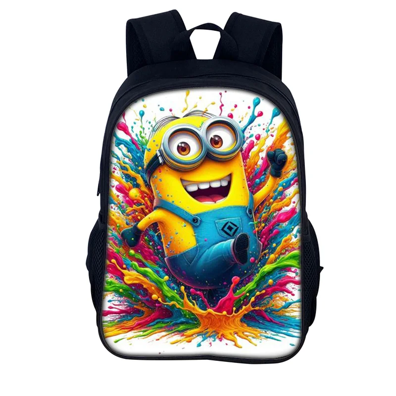 Zaino scolastico Mochila Cartoon per la scuola materna, zaino per bambini Anime S-Minions per la scuola, zaino leggero per bambini