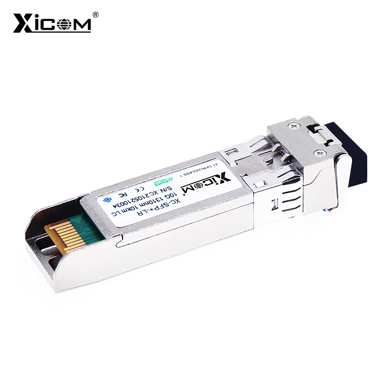 Модуль приемопередатчика Xicom 10G SFP LC 1310, дуплексный, 5 км, 10 км, 20 км, оптоволоконный модуль SFP+, одиночный для Cisco SFP-10G-LR, Mikrotik