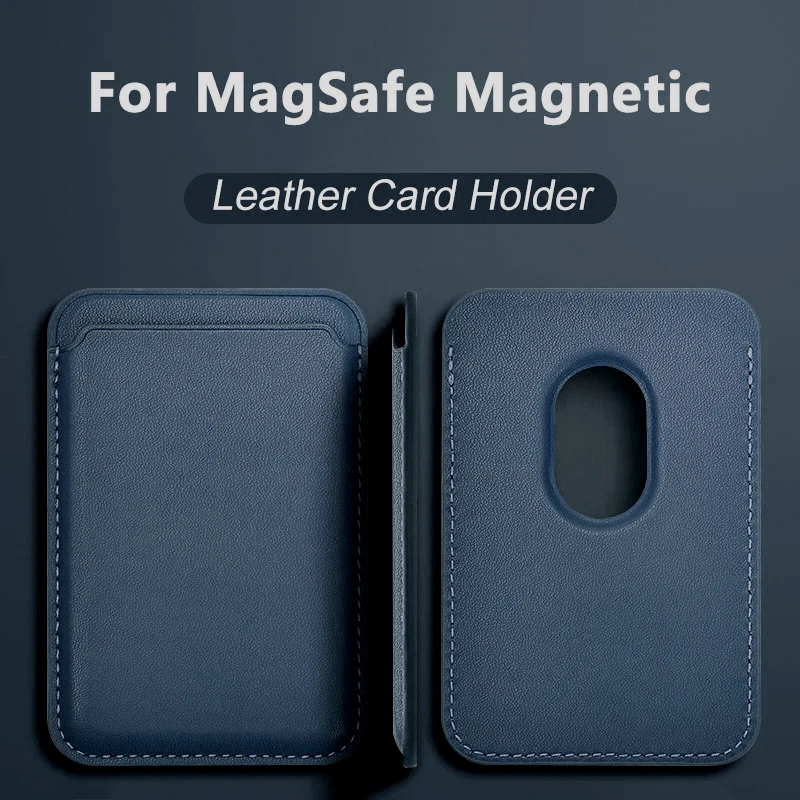 Per custodia magnetica a portafoglio Magsafe per iPhone 14 13 12 Pro Max borsa porta carte di credito in pelle per iPhone 13 mini Cover accessori