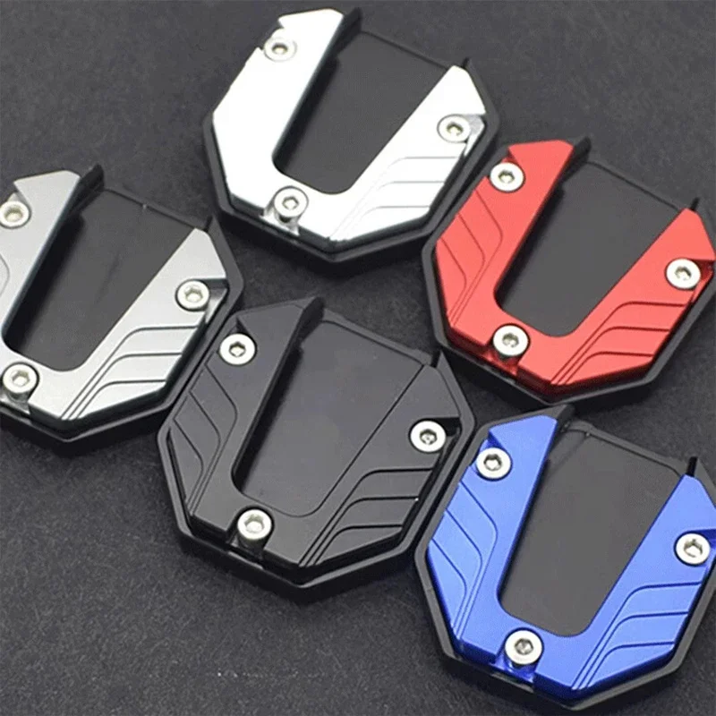 Scooter Accessori per moto Piastra di supporto per poggiapiedi di estensione Piastra laterale per cavalletto per bici da moto in lega di alluminio
