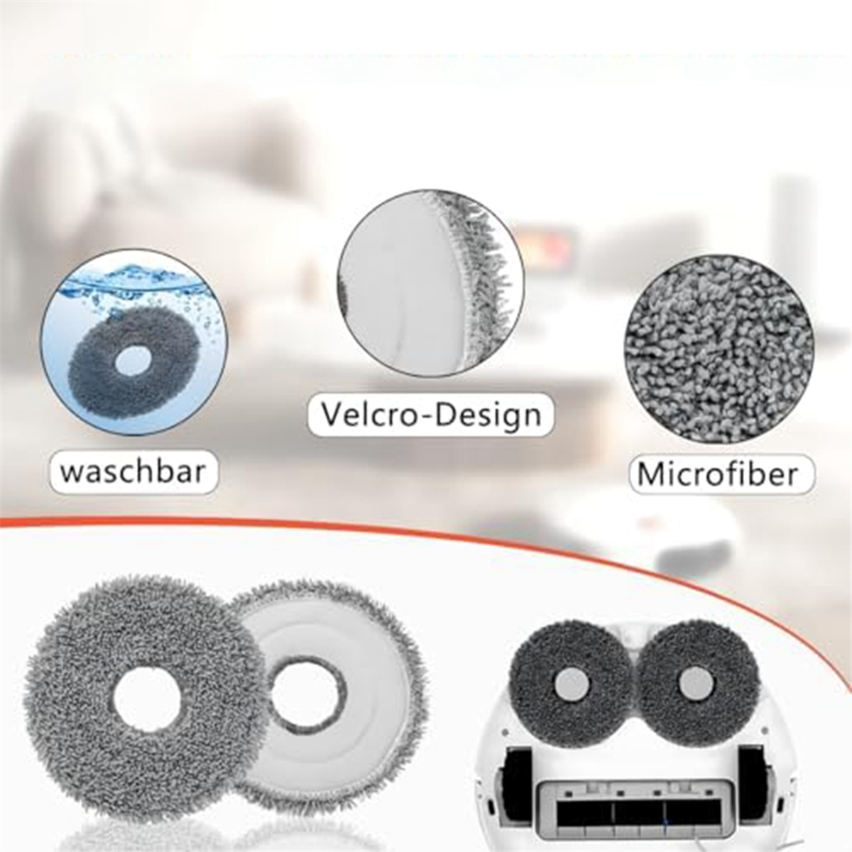 Dreame L10S Ultra L10 Ultra L10 Prime L20 Ultra, 6 진공 청소기 가방, 젖은 걸레 패드, 걸레 천