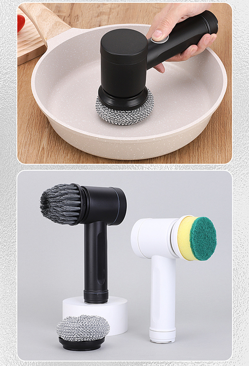 Xiaomi Wireless Electric Cleaning Brush High Power Kitchen Home Multi-function Toilet 6 Replacement Head Portable Cleaning Brush