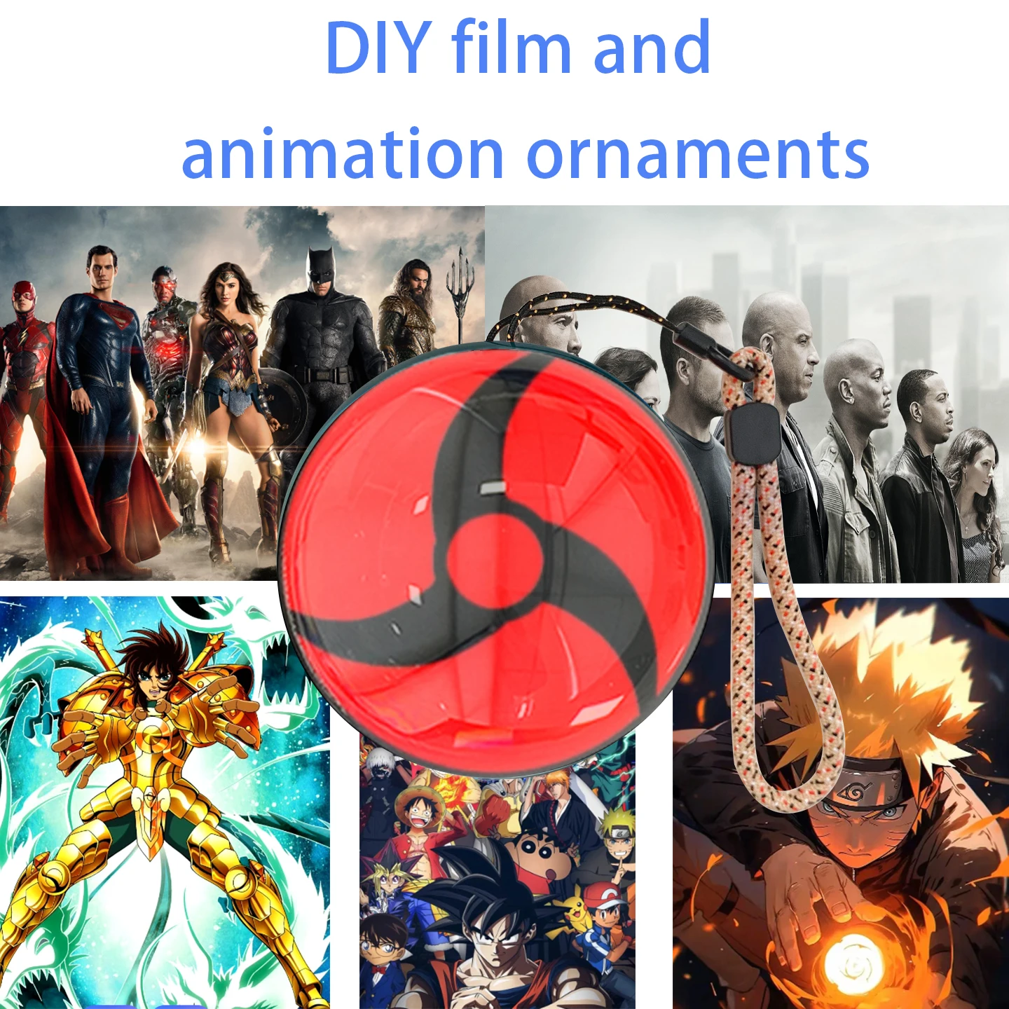 7cm 3DWiFi upgraded version crystal ball DIY video playback display electronic ball, suitable for displayfamily and friend gifts