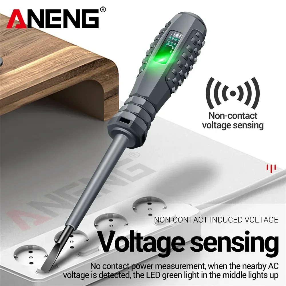 ANENG B05 palabra/cruz fuerte par resaltado destornillador medidor Sensor probador pluma cero Detector en vivo con indicador herramienta eléctrica