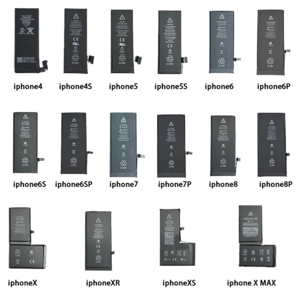 Batería Original AAA + de alta calidad para iPhone 6 6S 7 8 Plus X Xs Max XR 11 Pro Max, teléfono móvil con pegatina de herramientas gratis