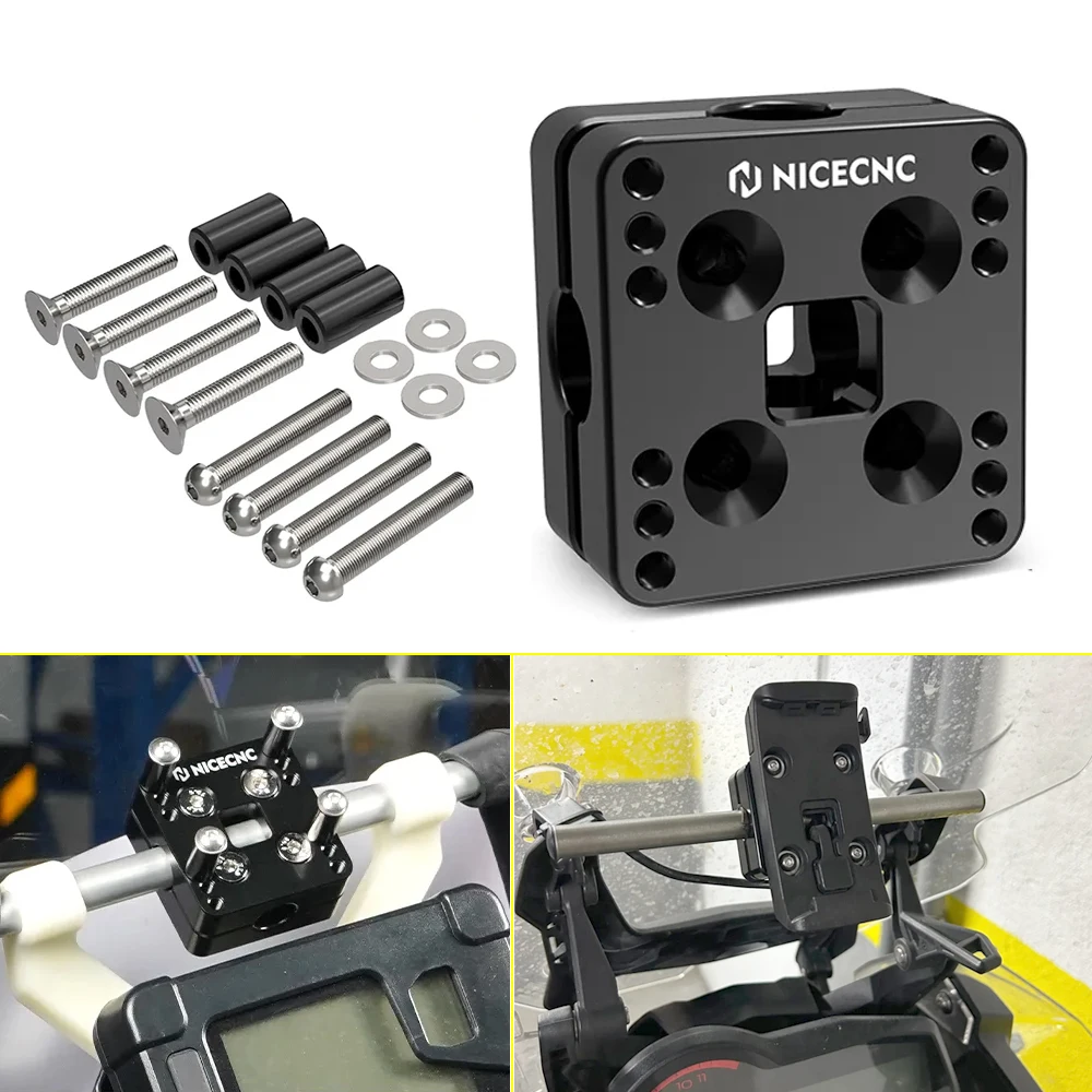 Para 2014-2022 BMW R1200GS R1250GS R1200GSA R1250GSA soportes de montaje para navegador GPS soporte de amplificadores de teléfono para Yamaha Tenere 700 T700