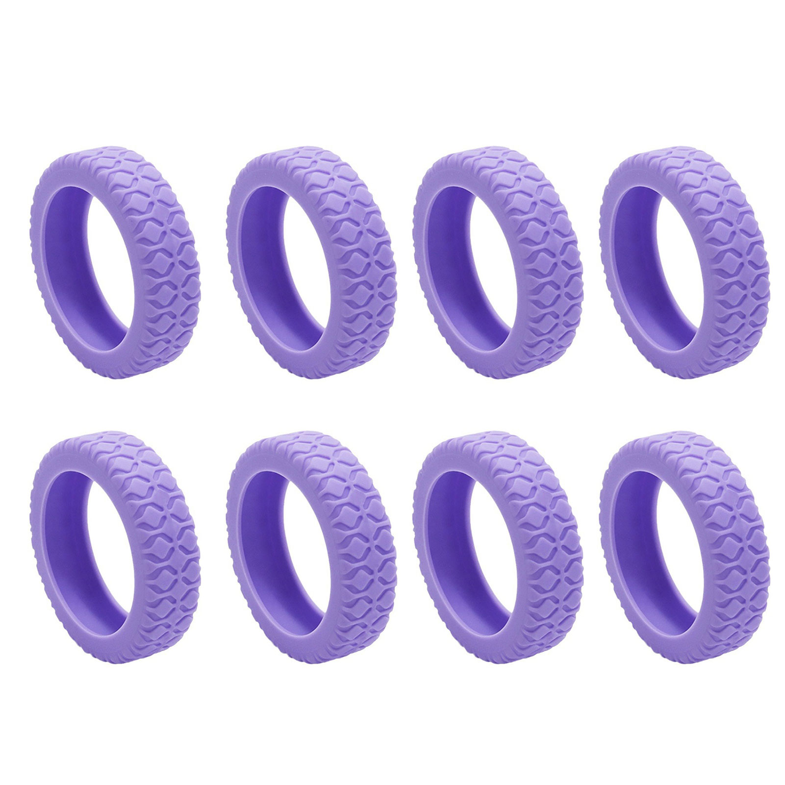 Cubierta protectora de silicona para rueda de equipaje, accesorio de maleta, antideslizante, funda de carro, funda silenciosa, 8/4 piezas