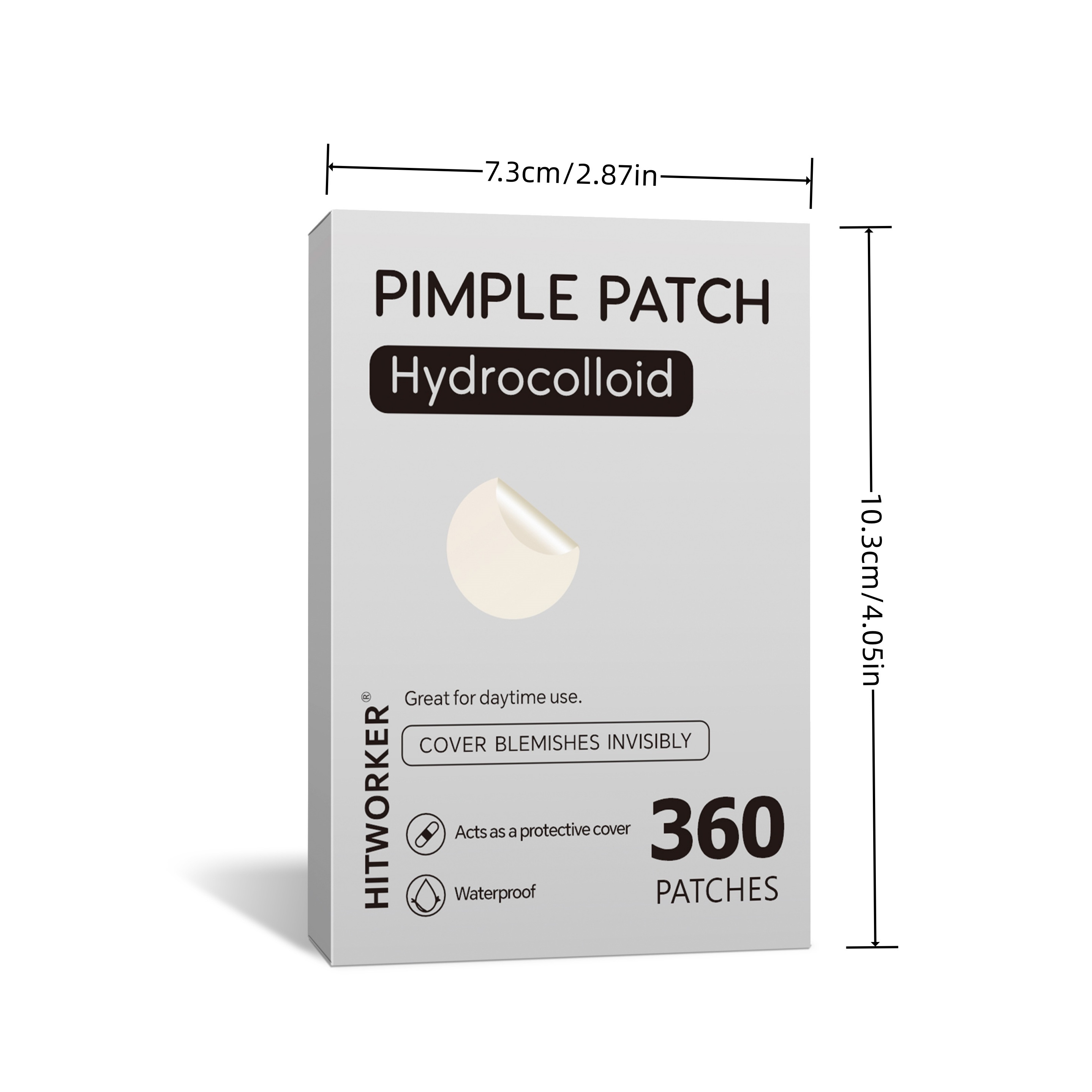 360 pièces visage acné Patch Invisible soins de la peau bouton acné patchs Anti-inflammatoire guérison absorbant tache autocollant couvrant l'acné