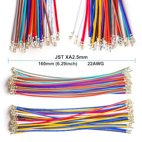 Xa 2.5メスコネクタおよび22awgケーブル、JST-XA 2.5mmピッチコネクタキット、XA-2.54 2 3 4 5 6 7 8 9 10pinハウジング (YO-XA2.54)