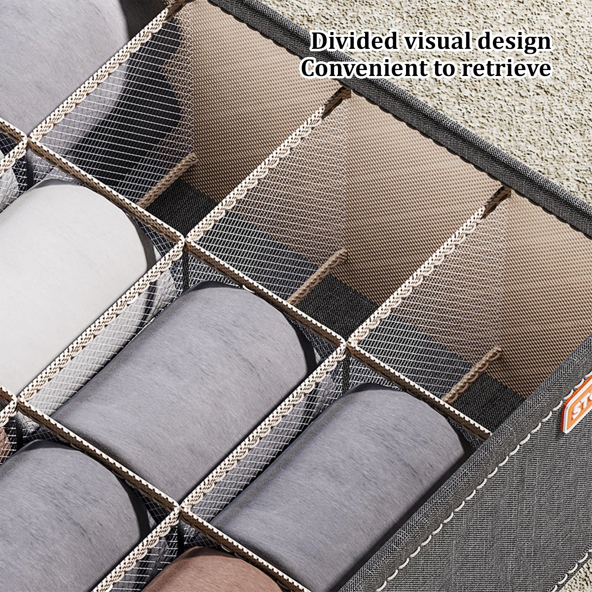 Underwear and socks storage box multi-function storage box