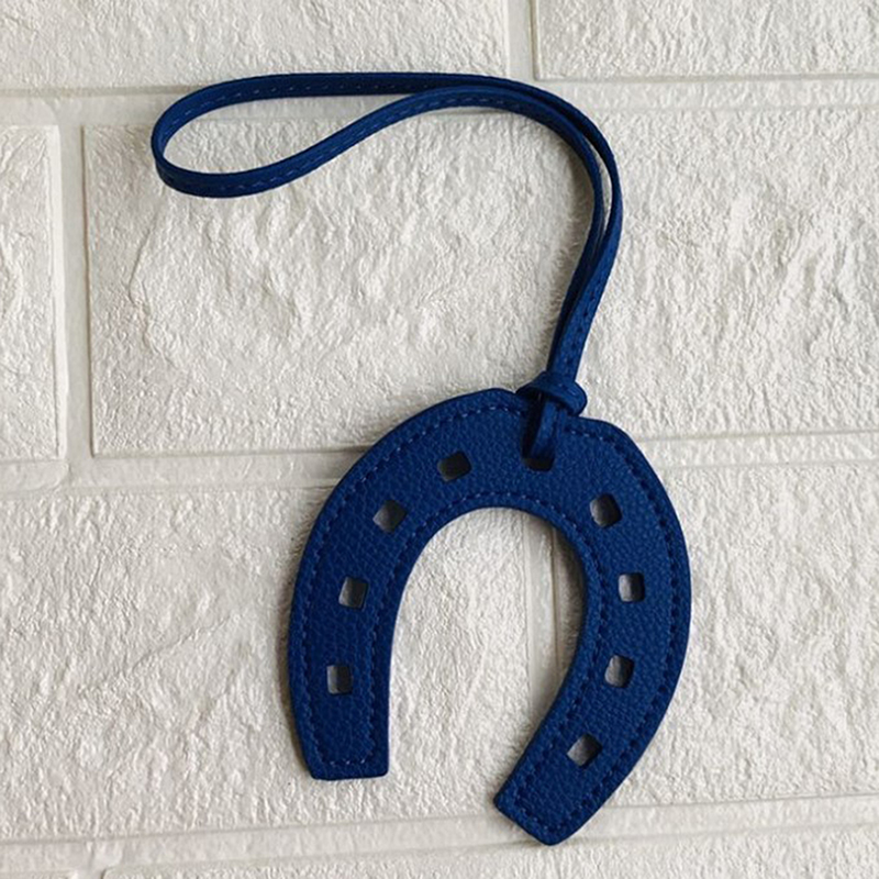 10 สีผู้หญิงและสาว PU หนัง Horse Hoof Horseshoe พวงกุญแจกระเป๋าถือ Key พวงกุญแจผู้ถือ Charm กระเป๋าอุปกรณ์เสริม