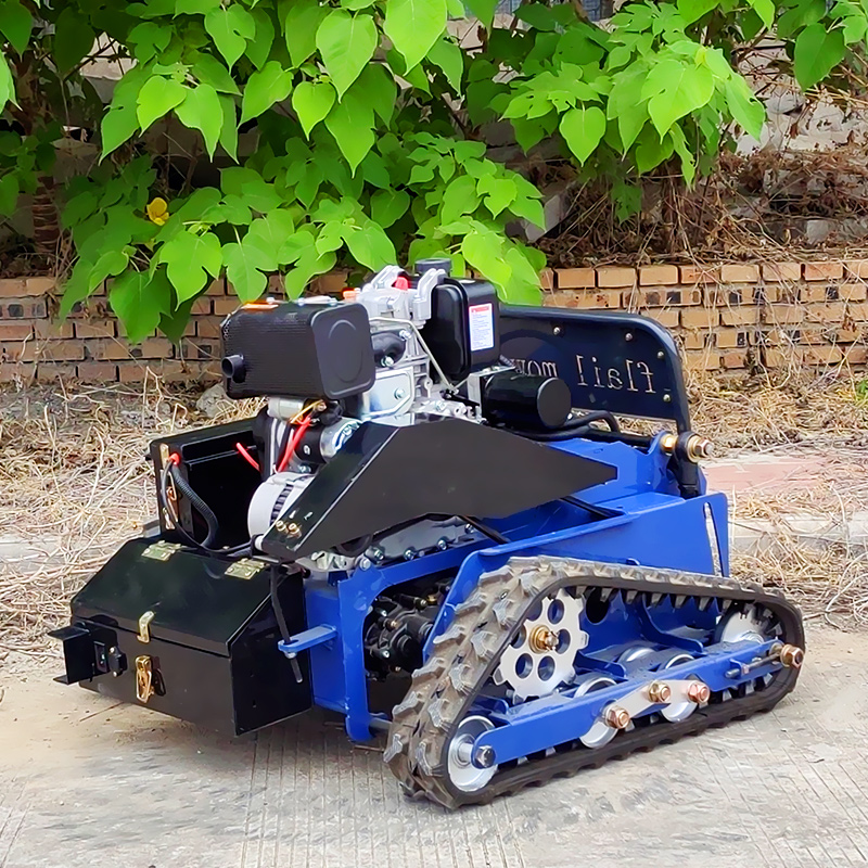Maßgeschneiderte China-Marke LEAD Crawler Leistungsstarker Motor Nulldrehen mit Rc-Schneeschaufel für Obstgarten