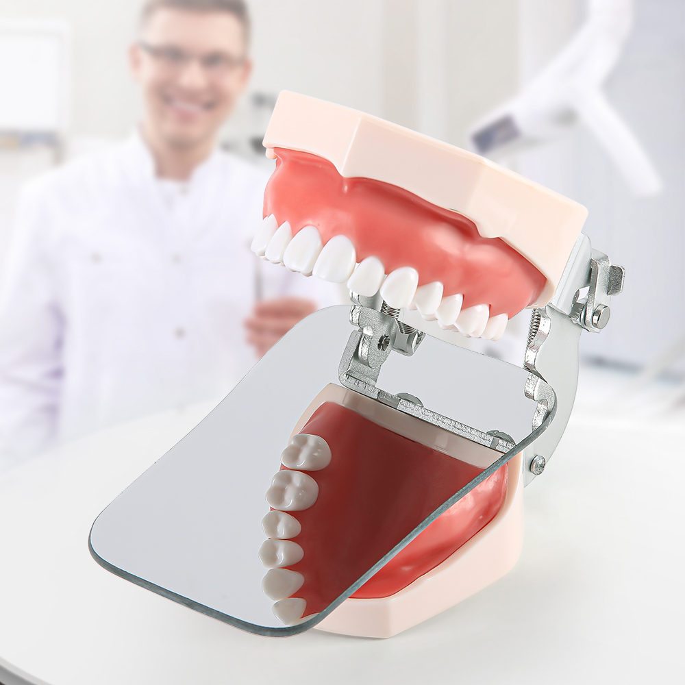 1 個 Azdent 歯科矯正ミラー写真撮影両面ミラーガラス素材口腔内写真リフレクター歯科ツール