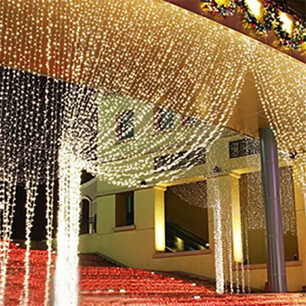 10 メートル 20 メートル 50 メートル 100 メートルクリスマスガーランドライト Led ストリングフェアリーライトフェストゥーンランプ屋外装飾照明ウェディングパーティー用