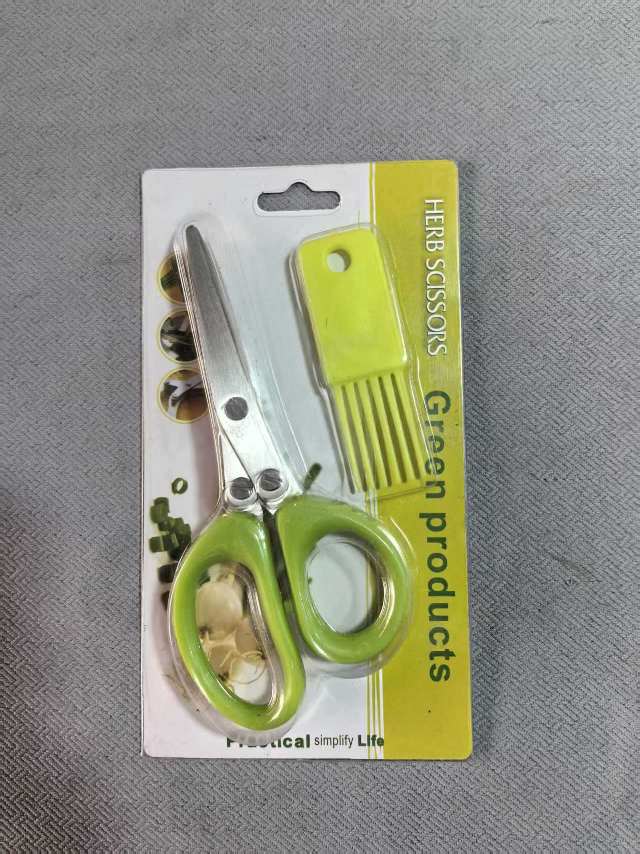 Multifunctionele Rvs 3/5 Layer Keuken Schaar Peper Versnipperd Gehakte Lente-ui Cutter Laver Cut Koken Tool
