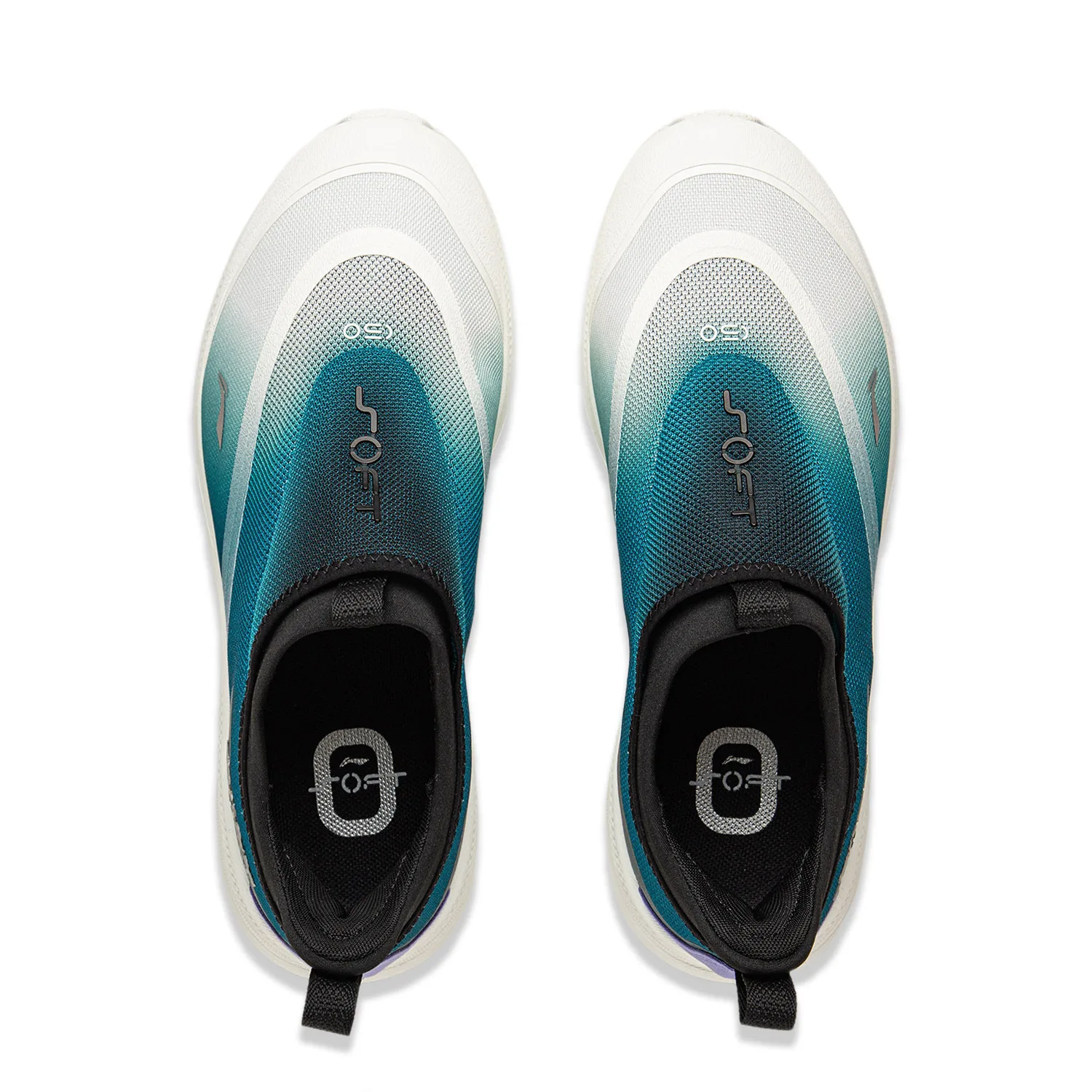 Li-Ning Männer SOFT GO 2 Wanderschuhe COMFOAM Slip-on Weiche Dicke Ferse Futter Bequeme Tragbare Sport Casual Schuhe AGLV005