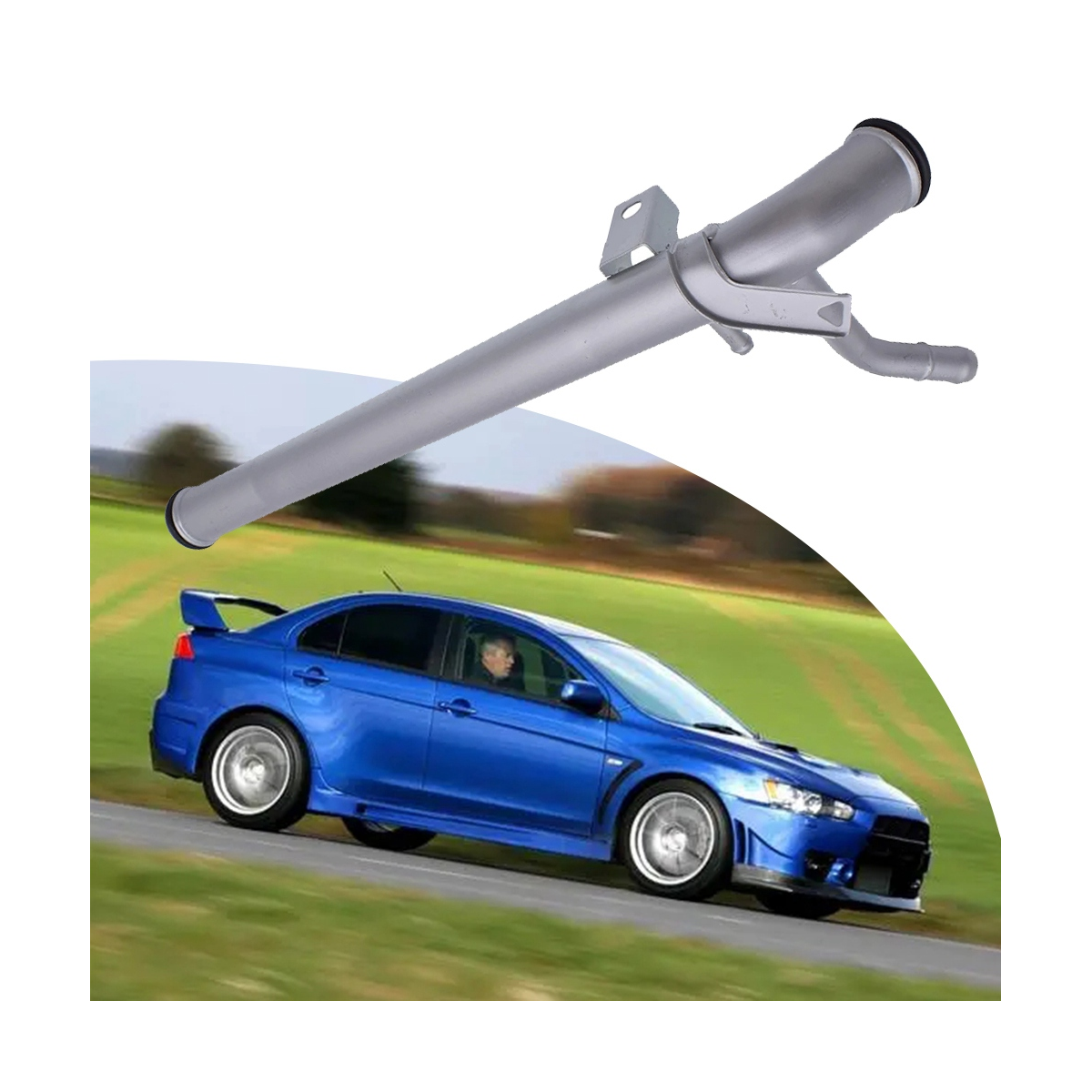 三菱および三菱車用の水ポンプ用インレットチューブ,コネクターc5w 2001-2007 grade n4w,mn155162,チューブ