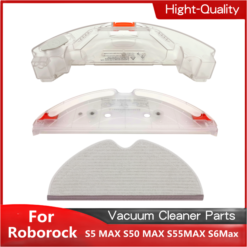 Para roborock s5 max s50 max s55max s6max controle elétrico tanque de água peças reposição aspirador bandeja tanque água acessórios