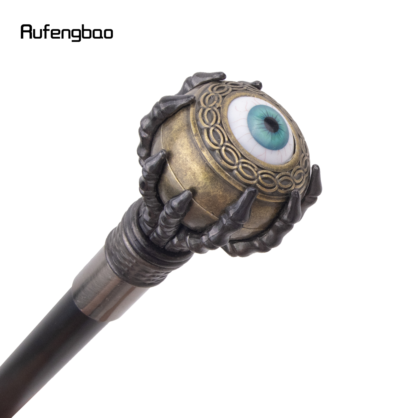 Bloodshot Eyes Augapfel Steampunk Gehstock Mode Dekorativer Gehstock Gentleman Crosier Knopf Gehstock 94 cm