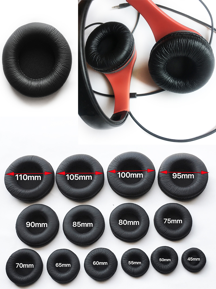 Ohrpolster Für Kopfhörer Faltig Frosch Haut Pad Kopfhörer Schwamm Leder Schaum Abdeckungen Kissen Ersatz Für Headset Zubehör