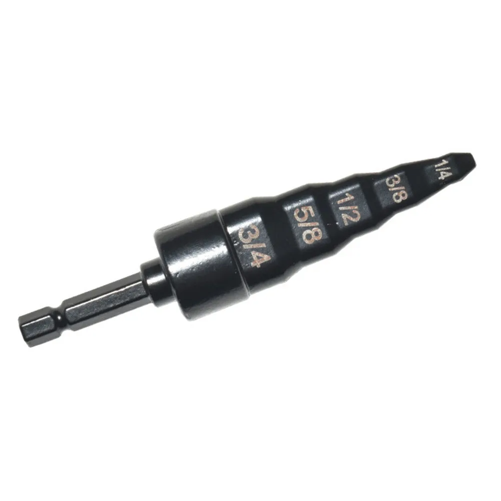 Air Conditioner Copper Pipe Expander Carbon Steel Drill Bit Set 5 In 1 Swage Tube Expander Soft Copper Tubing Tools