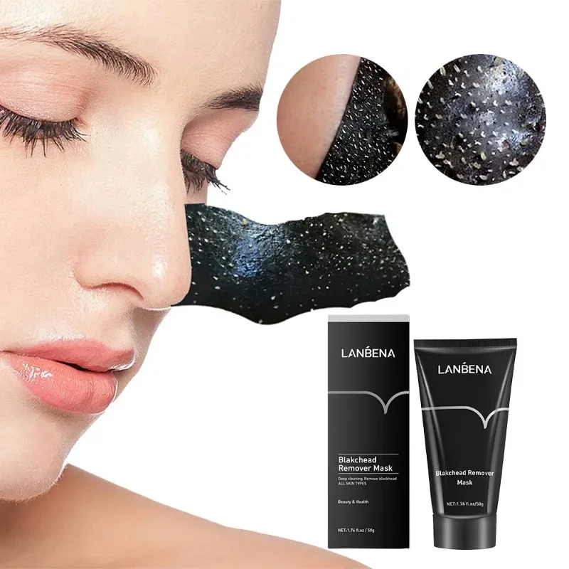 LANBENA Remove Blackhead Mask Shrinking Pore Deep Cleaning Mask Improve Rough Skin Acne Treatment Skin Brighteing Care Beauty