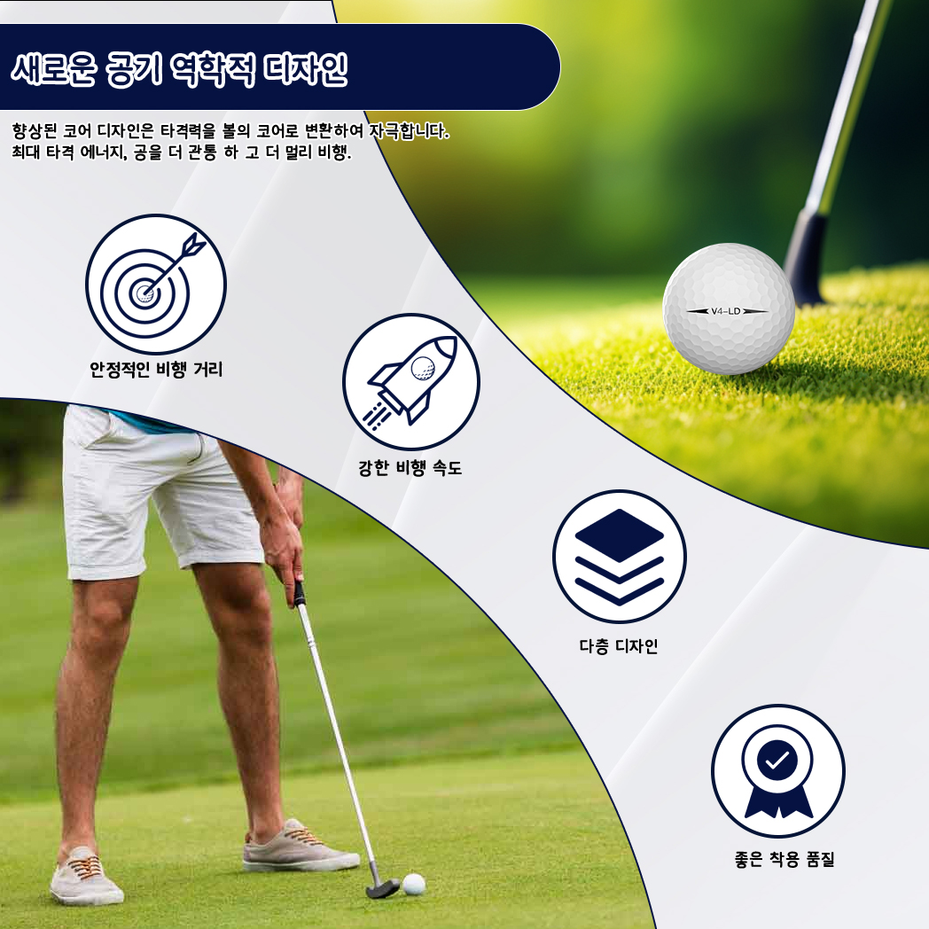 Caiton 프로 골프 공, 레이어 4 개, 30 야드 추가, 토너먼트 성능, 부드러운 느낌, 장거리, 내구성 커버, 12 개, 6/3 개