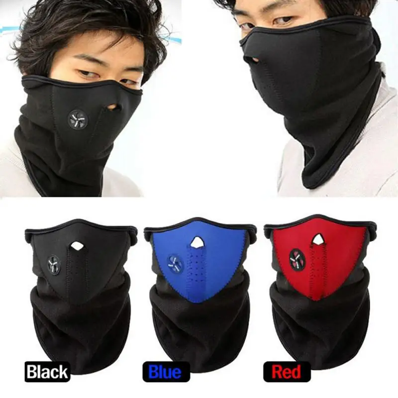 ฤดูหนาวใหม่รถจักรยานยนต์ขนแกะความร้อน Face Mask Balaclava Windproof อุ่นขี่ Face Shield ฤดูหนาวกีฬากลางแจ้งหน้ากาก