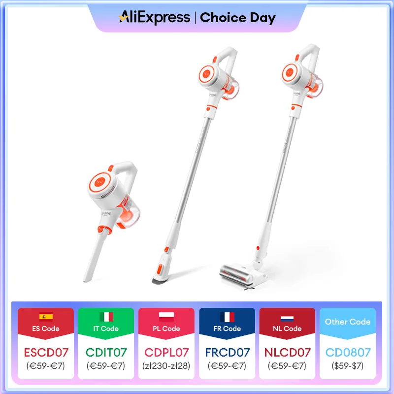 ILIFE G80 palmare Cordless, aspirazione 22000pa, autonomia di 45 minuti, illuminazione a LED, autonomia di 45 minuti, elettrodomestico