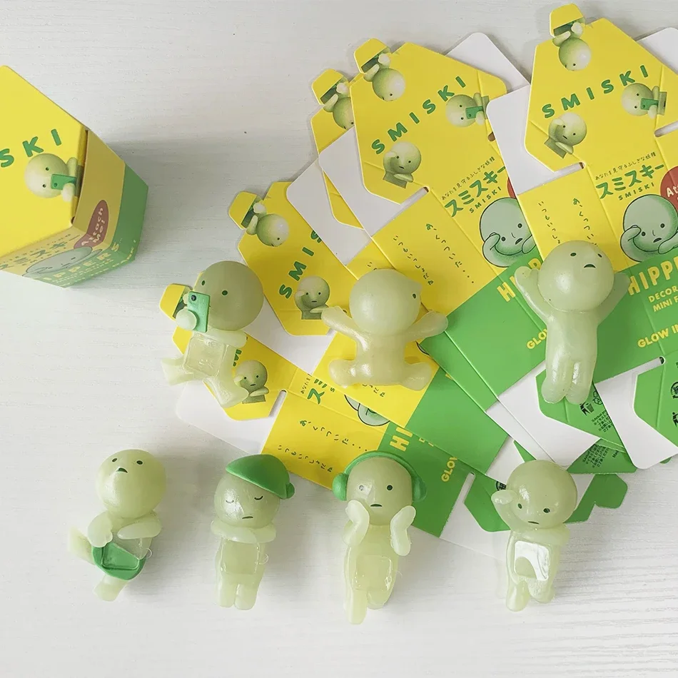 Smiski Hippers Sonny Angel fiesta pastel de cumpleaños serie Recorative Mini figuras de animales muñeca caja ciega juguetes colección de regalos para seguidores