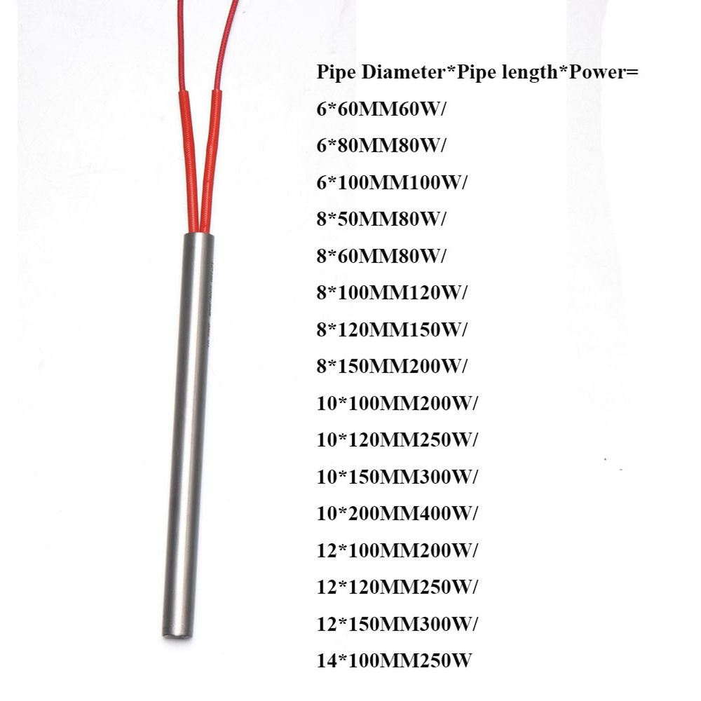 Нагревательная трубка с резьбой, поджигатель горячего стержня, пеллетная печь, воспламенитель камина, гриль, плита, Сменные аксессуары