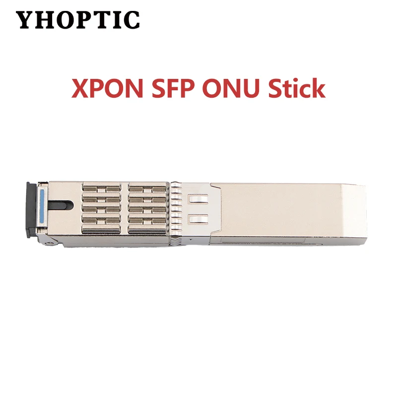 XPON SFP ONU  Stick 1310nm/1490nm DM Pon Module 20km Compatible with OLT ONU Mac MSC Connector for Broadband Communication