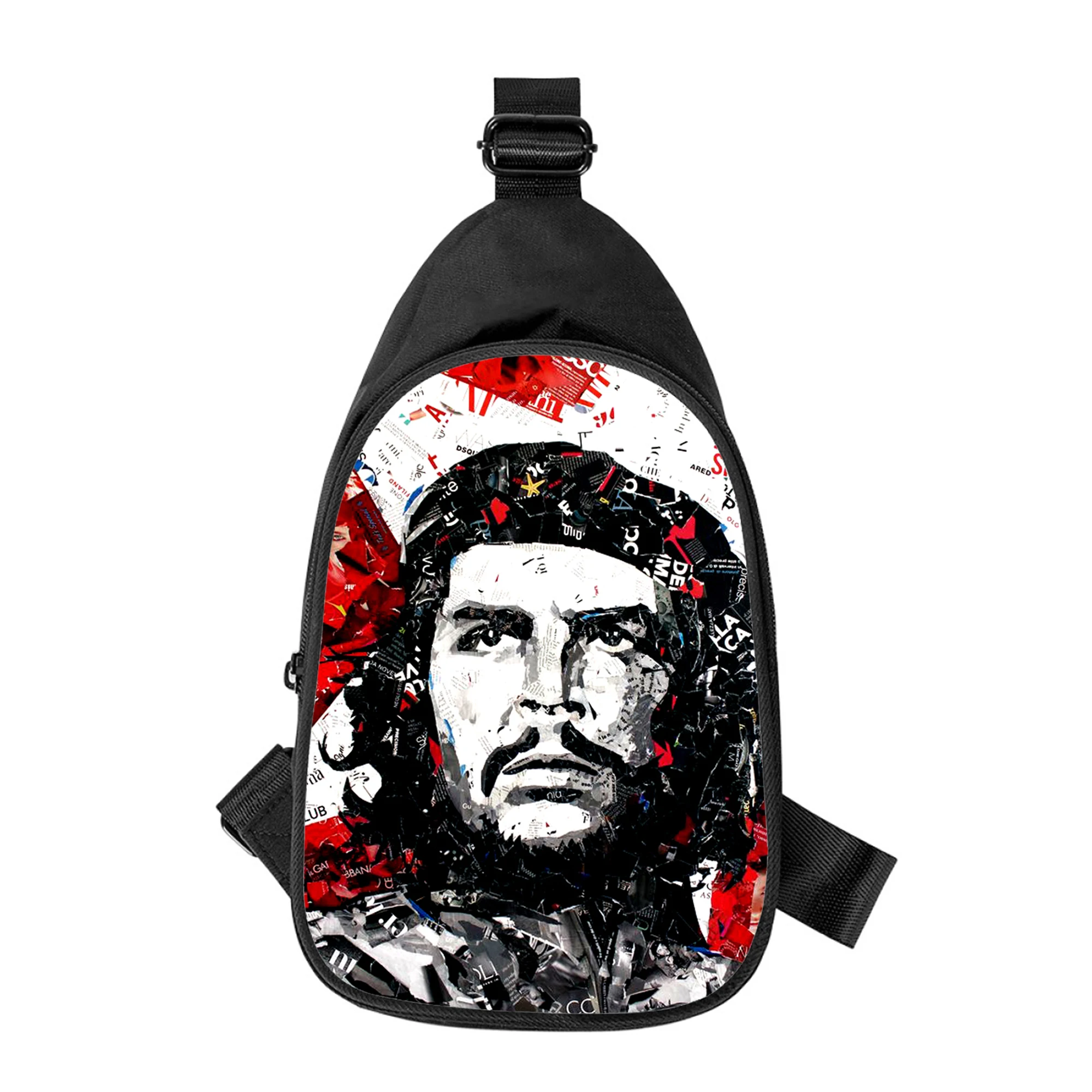 Che guevara 3d drucken neue Männer kreuzen Brusttasche diagonal Frauen Umhängetasche Ehemann Schule Hüft tasche männliche Brust packung