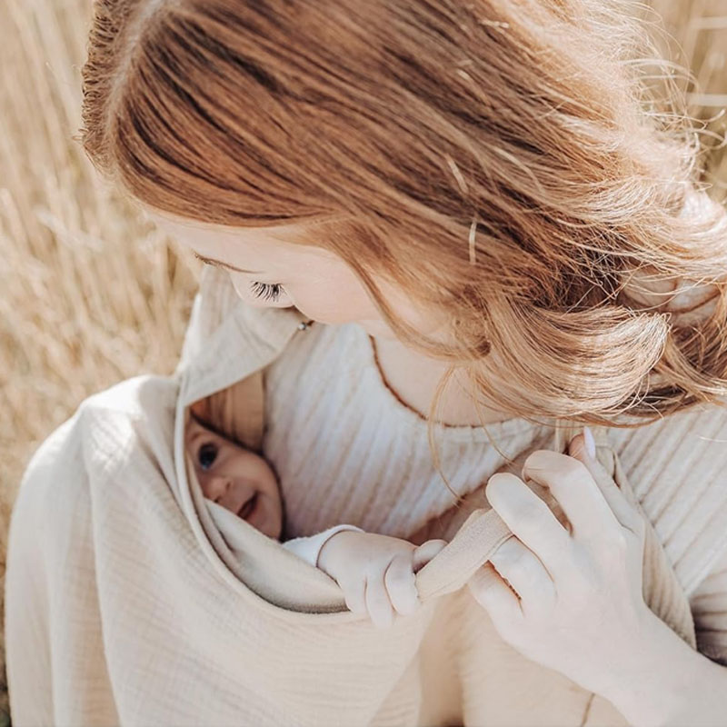 Still bezug Mutter Ausflug Stillen umfasst Baumwolle Baby Fütterung Stills chal verstellbare Privatsphäre Schürze Kinderwagen Decke
