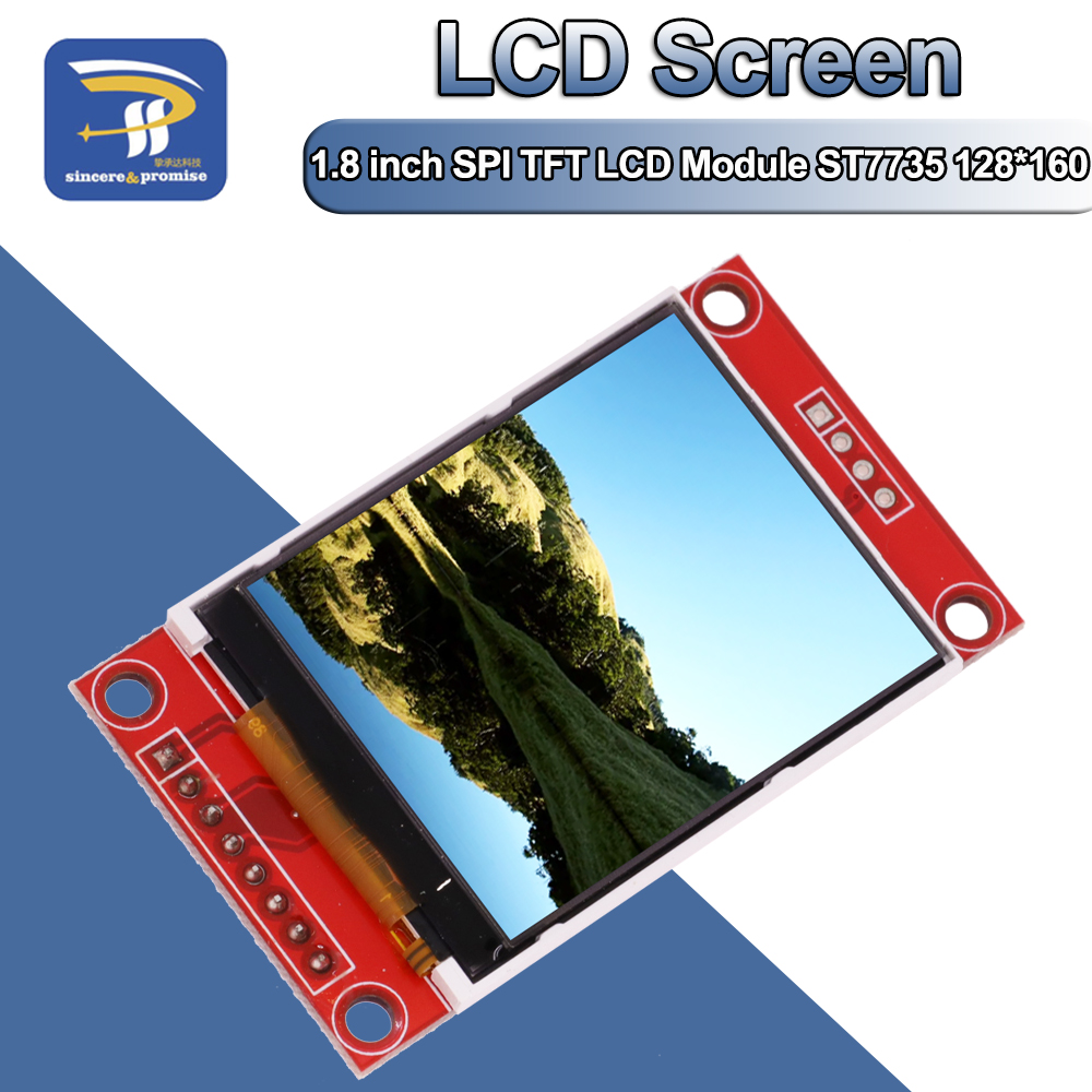 Módulo LCD TFT de 1,8 pulgadas Módulo de pantalla LCD ST7735 SPI serial 51 controladores 4 controlador IO resolución TFT 128*160 para Arduino