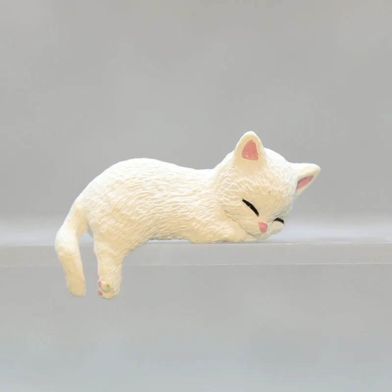 Simulation Mini Ornaments Fish Aquarium Decor Artificial Pet Cats Fish Tank Decoration Animal Figurine Dollhouse Home Decor