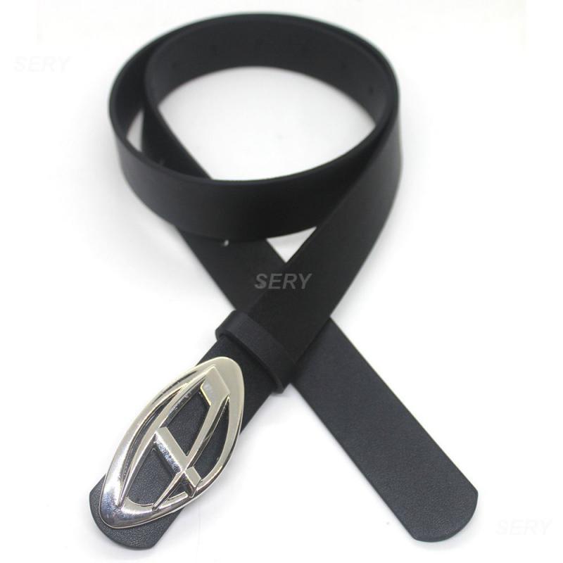 Cinturón para la cabeza con botón D, cinturón Irregular cómodo y agradable para la piel, accesorios de ropa, nuevo cinturón, decoración para pantalones vaqueros, Sra. Men