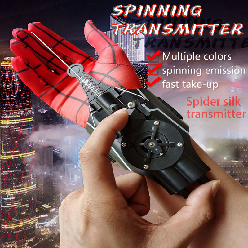 Ml Legends Spiderman Web Shooters Spielzeug Spider Man Handgelenk Launcher Cosplay Peter Parker Zubehör Requisiten Handschuhe Für Kinder Geschenk